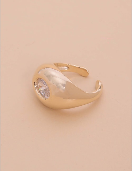 ANEL DEDINHO CRISTAL OVAL REGULÁVEL - AN29118VO001