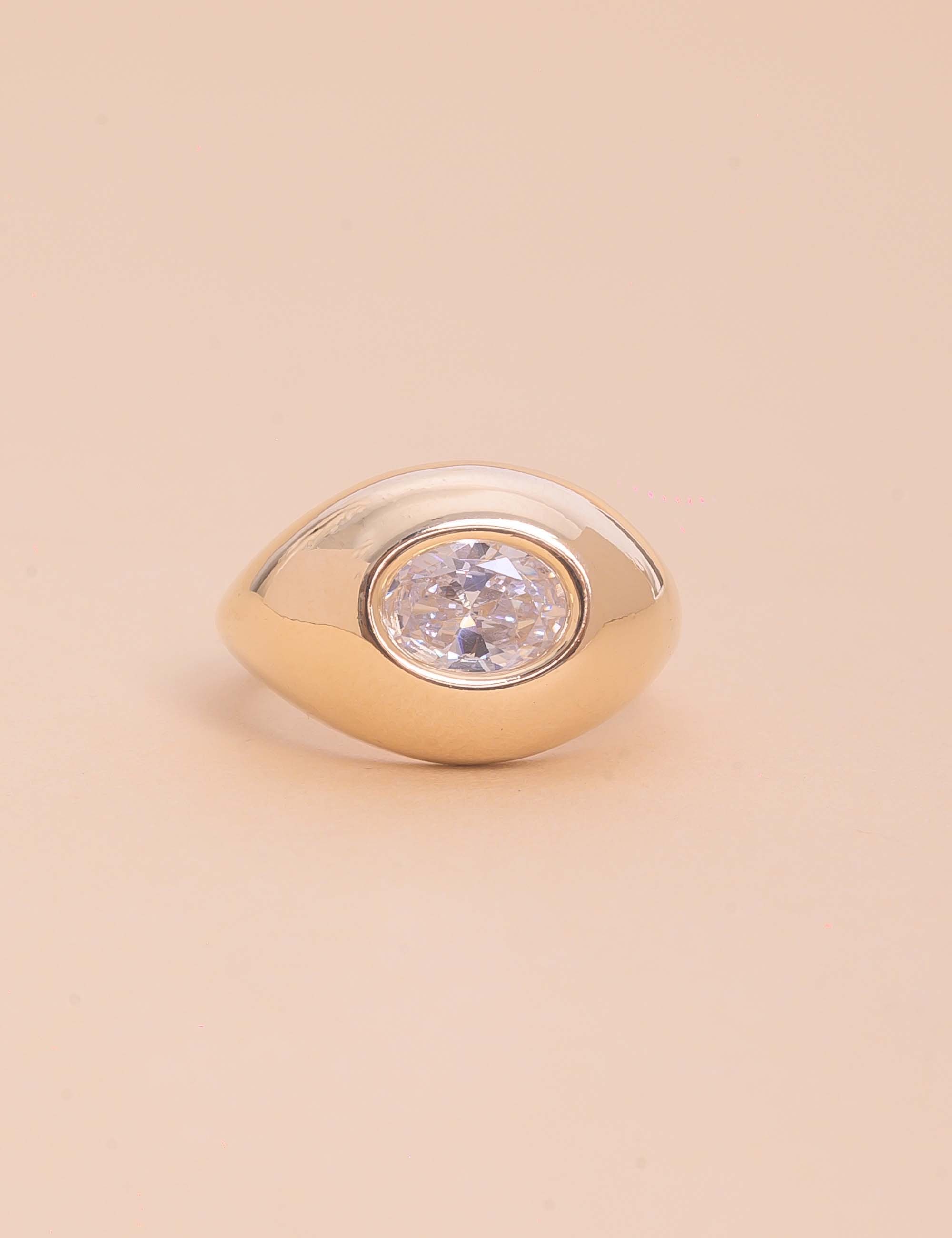 ANEL DEDINHO CRISTAL OVAL REGULÁVEL - AN29118VO001