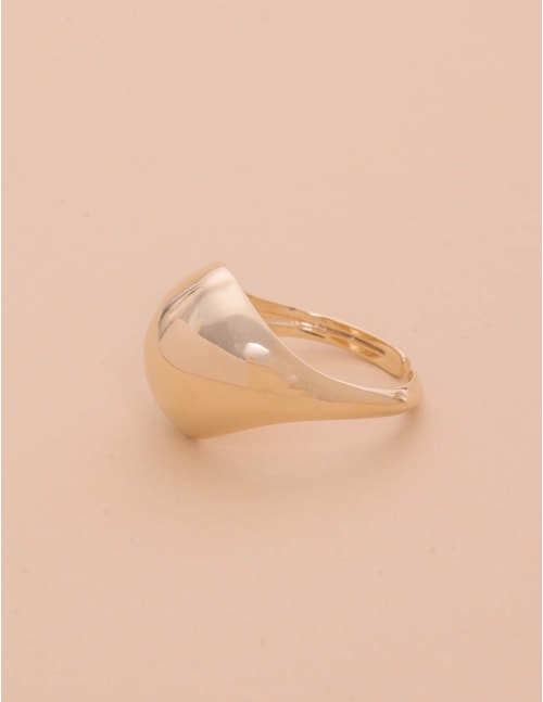 ANEL DEDINHO LISO REGULÁVEL OURO - AN29119VO01