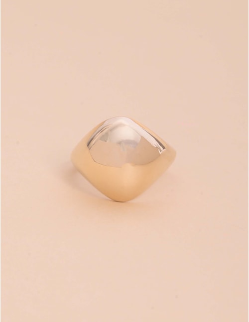 ANEL DEDINHO LISO REGULÁVEL OURO - AN29119VO01