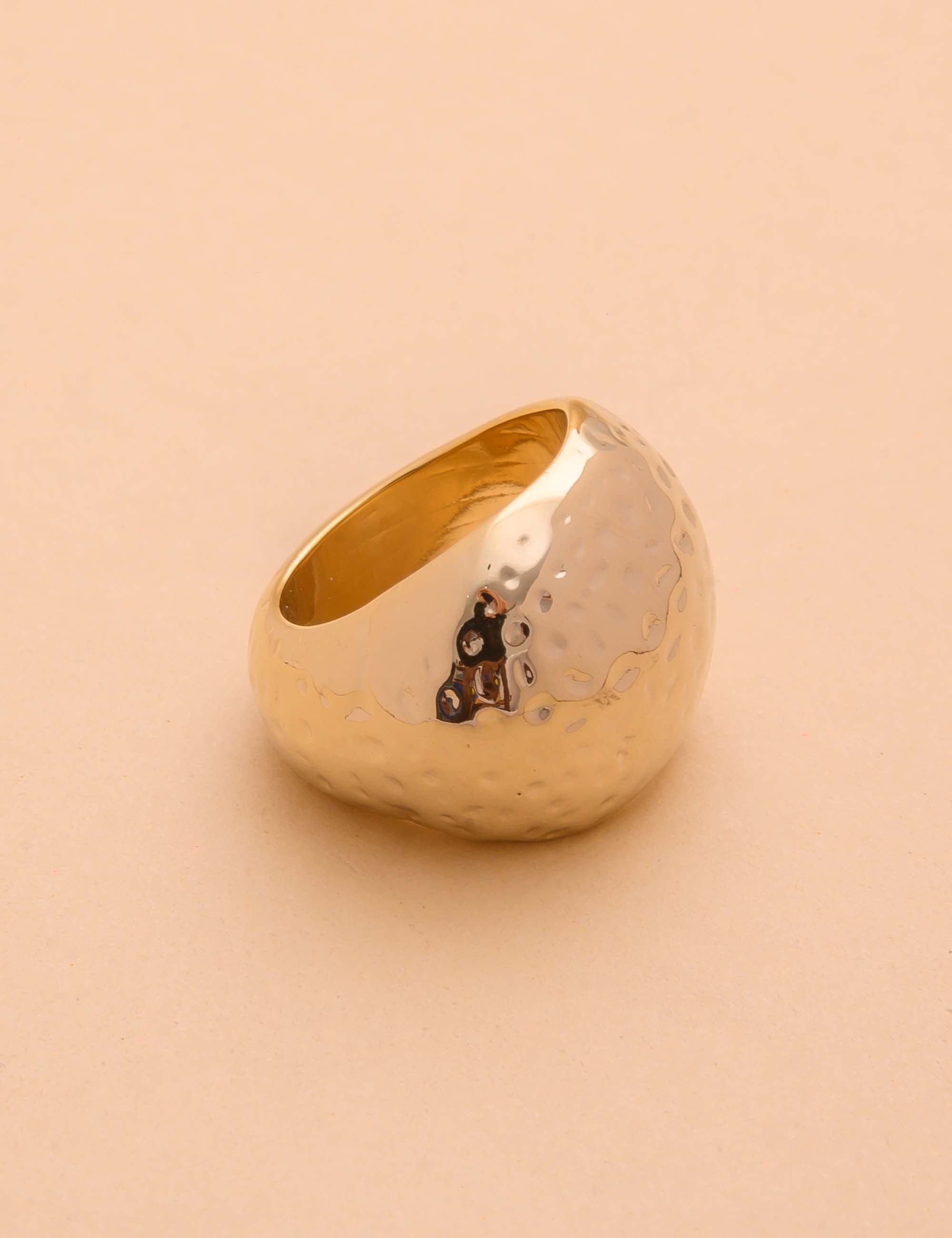 ANEL METAL OURO  - AN29071VO01 TAMANHO:18