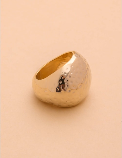 ANEL METAL OURO  - AN29071VO01 TAMANHO:20