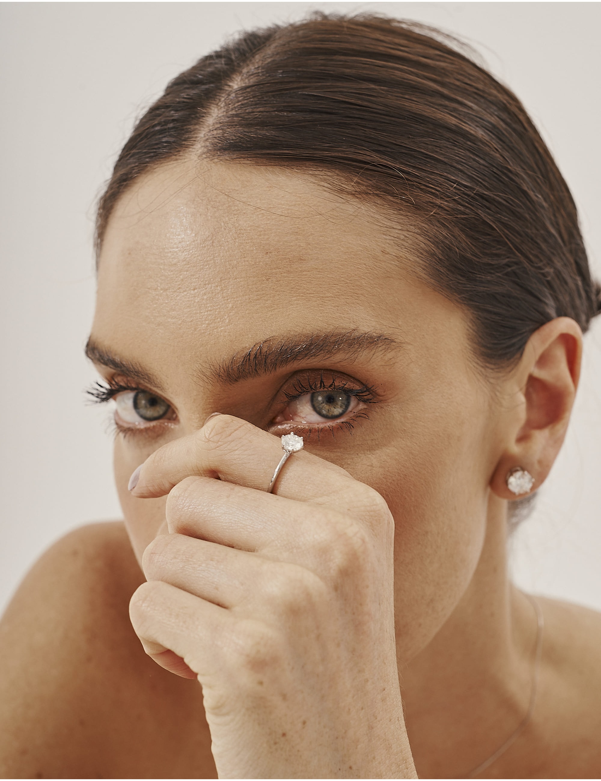 ANEL MOISSANITE SOLITÁRIO 6MM - AN291390003