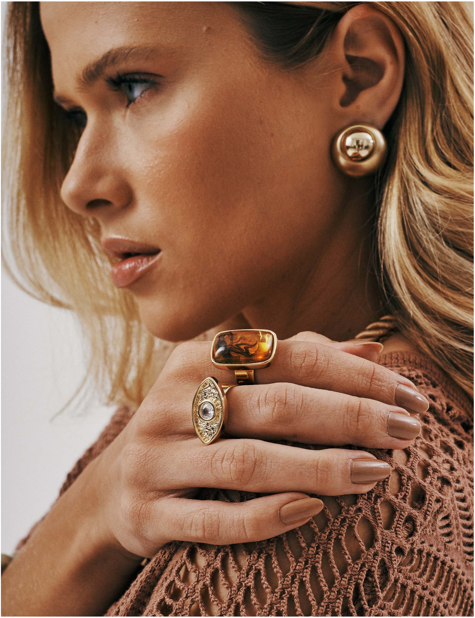 ANEL OLHO CRISTAL OURO - AN29084VO02