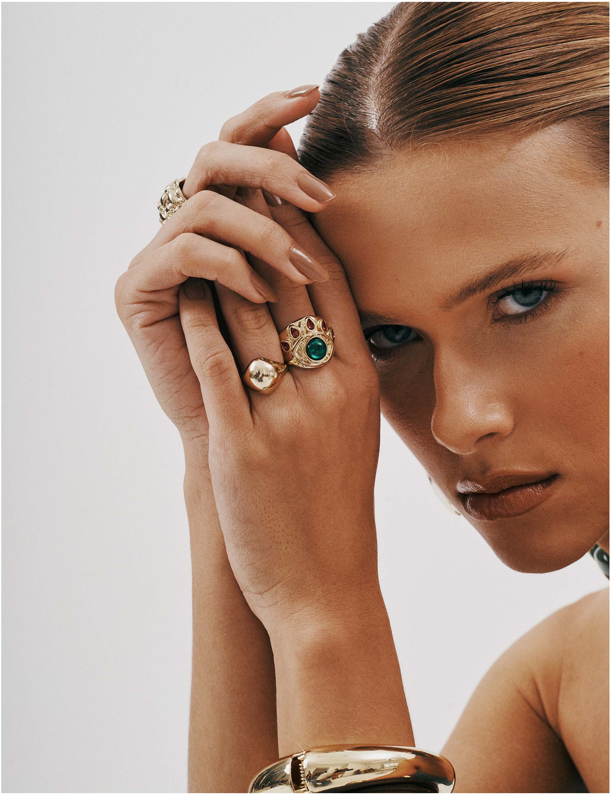 ANEL OLHO GREGO ROXO DOURADO - AN29112VO02