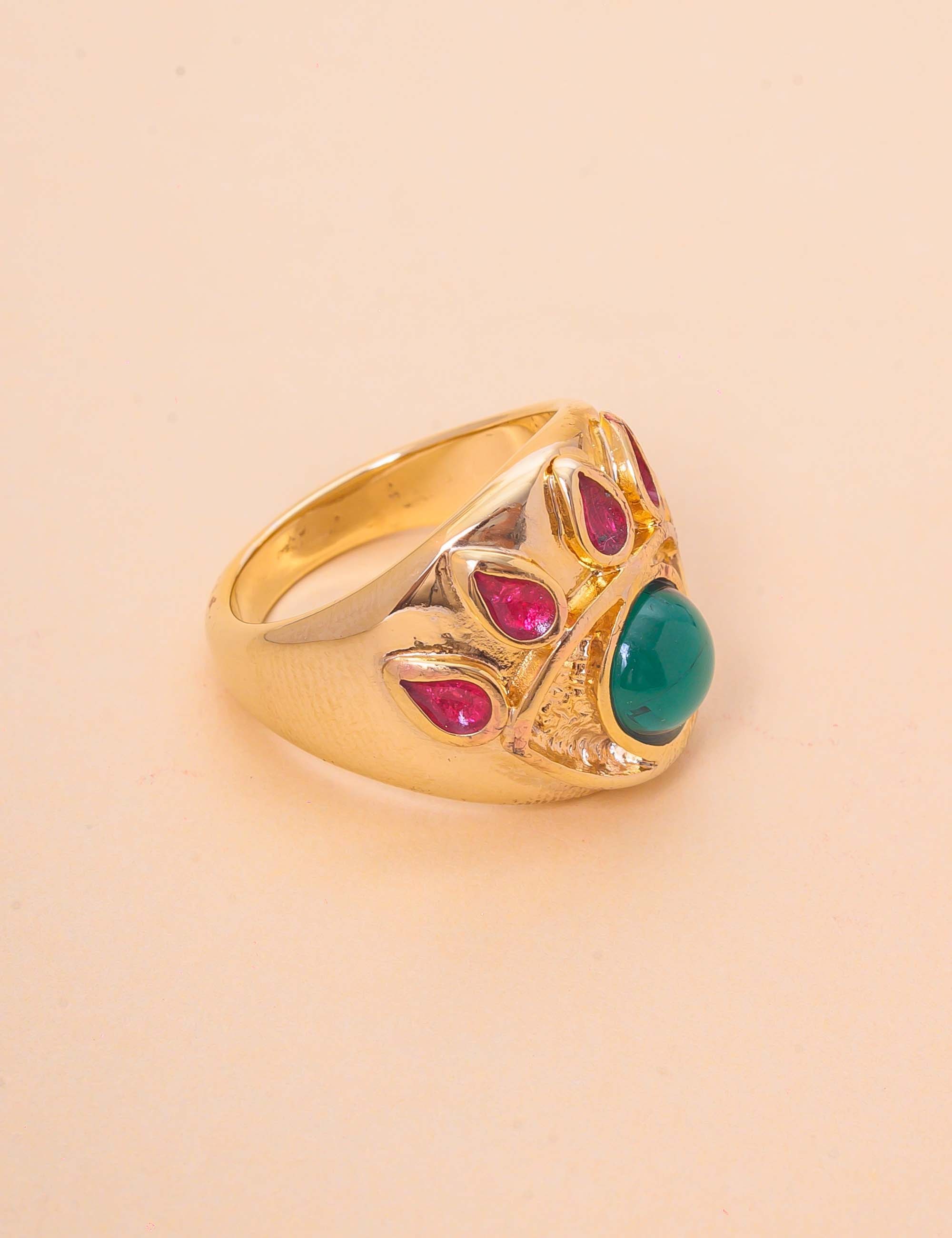 ANEL OLHO GREGO VERDE DOURADO - AN29112VO03