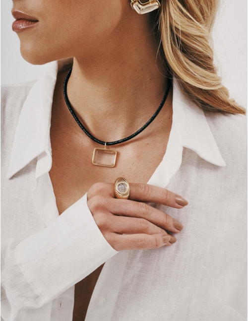 ANEL OURO PONTO DE LUZ - AN29130VO01