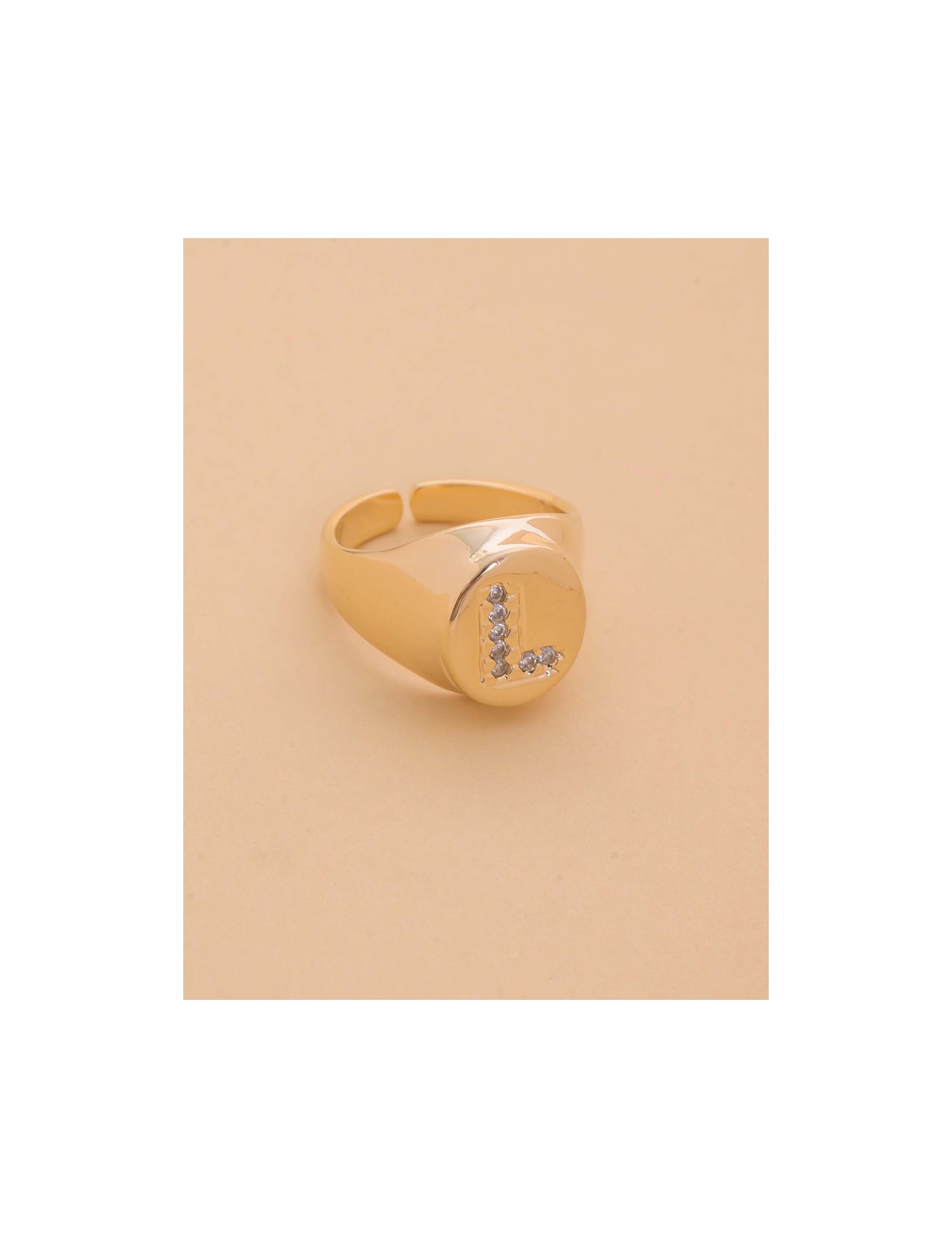 ANEL REGULÁVEL DE OURO LETRAS - AN29138VO01