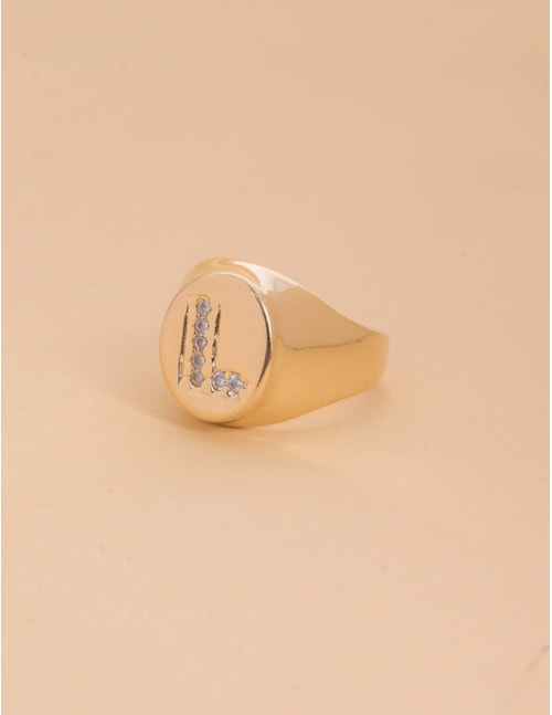 ANEL REGULÁVEL DE OURO LETRAS - AN29138VO01