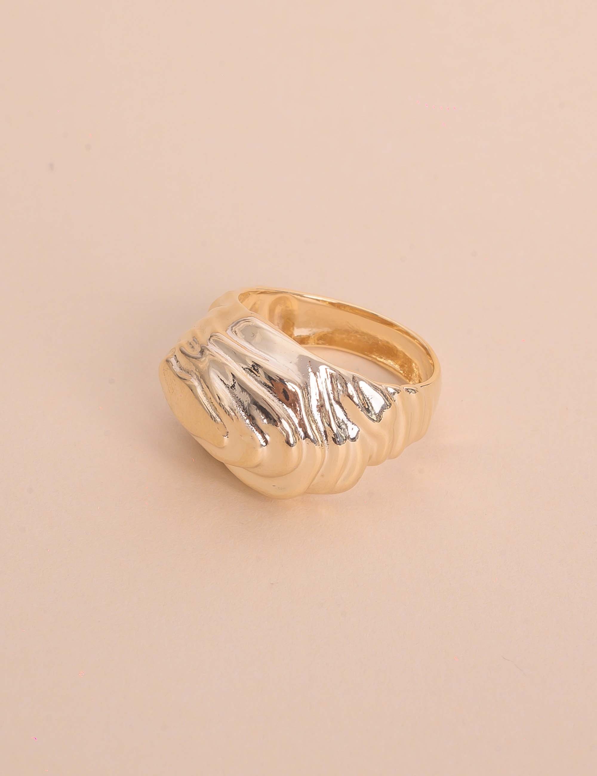 ANEL TEXTURIZADO DOURADO - AN29125VO01