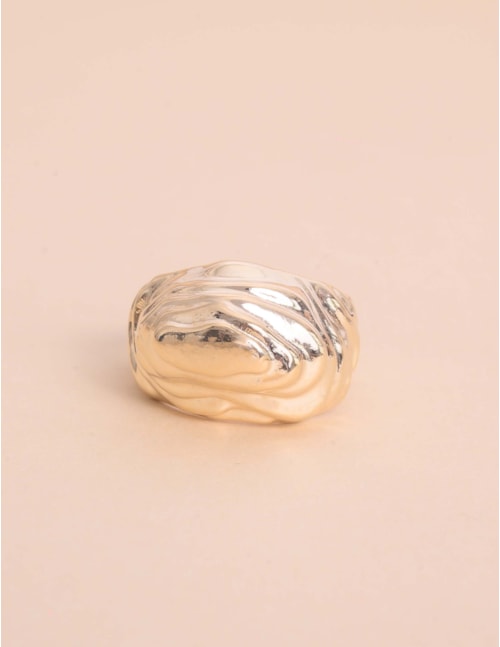 ANEL TEXTURIZADO DOURADO - AN29125VO01