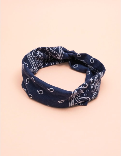 BANDANA AZUL MARINHO - LC3001VO01