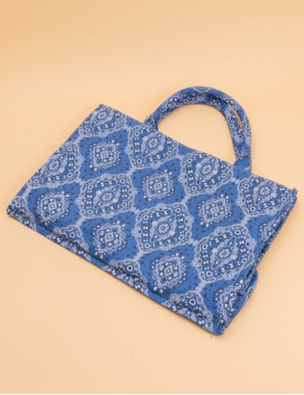 Bolsa Paisley Blue