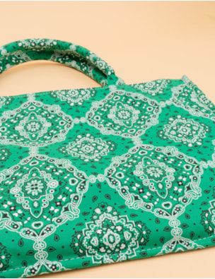 Bolsa Paisley Green