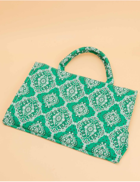 Bolsa Paisley Green