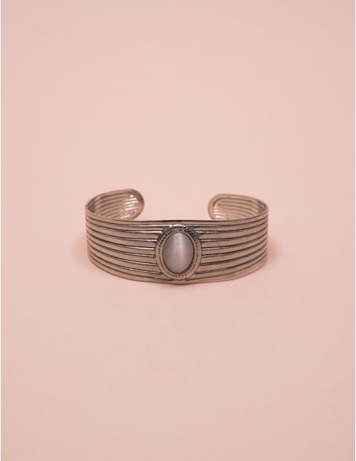 BRACELETE BIANCO PEDRA MADREPÉROLA - BC29042V001