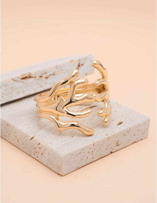 BRACELETE CORAL OURO - PU0007VO01
