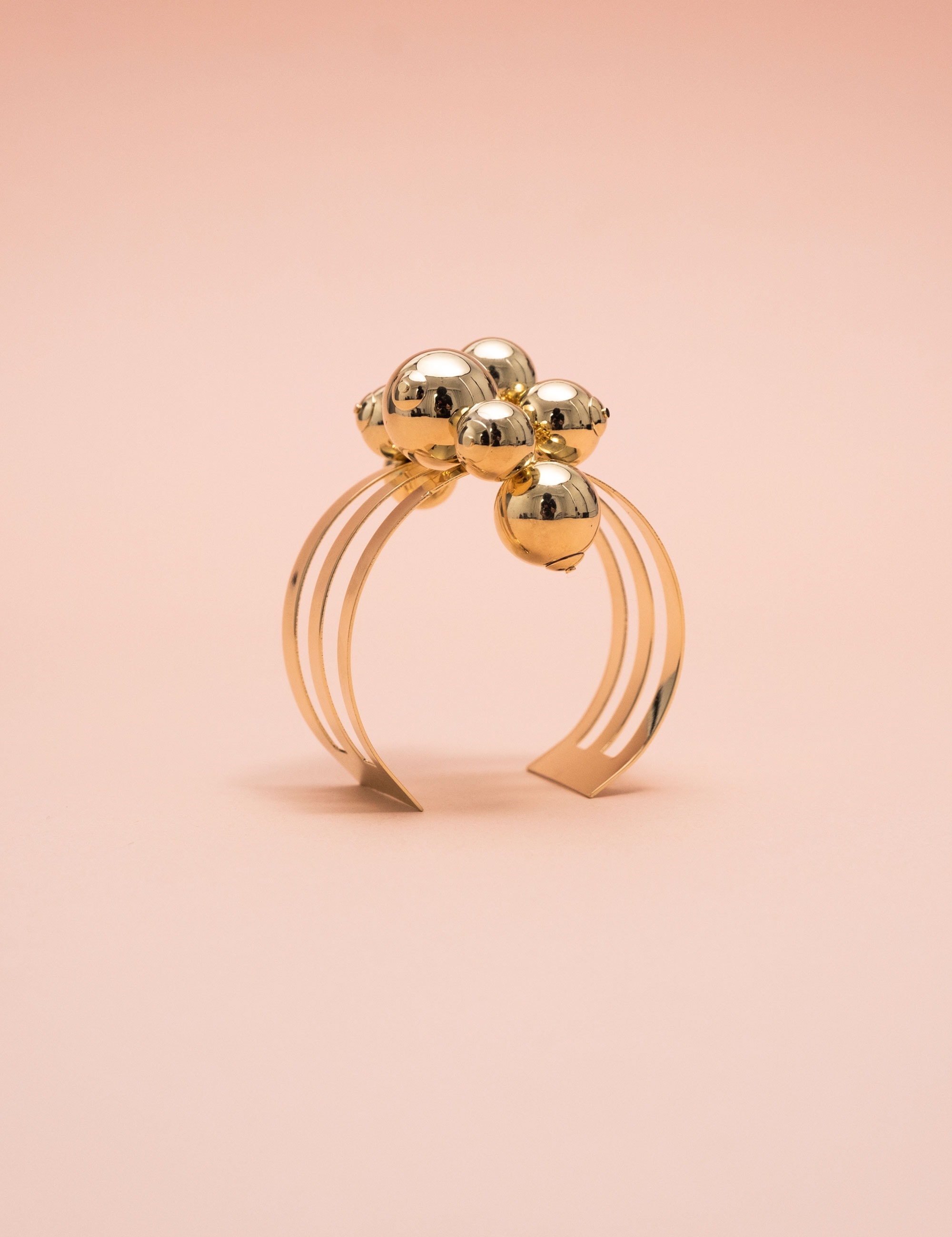 BRACELETE ESFERAS OURO  - PU29008VO01