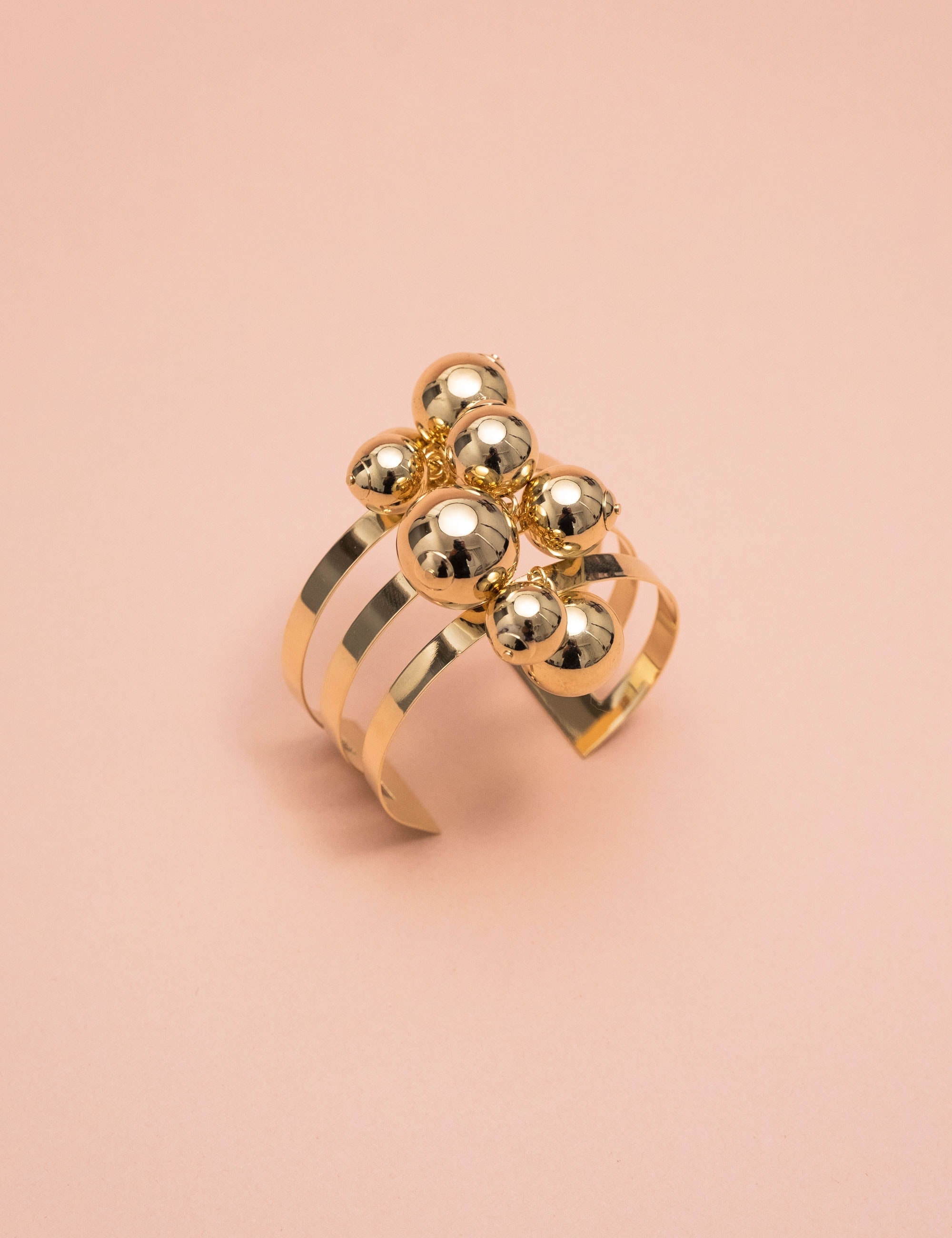 BRACELETE ESFERAS OURO  - PU29008VO01