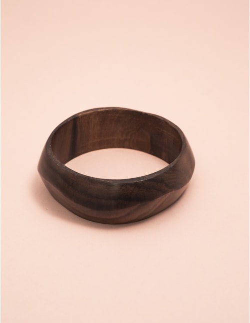 BRACELETE MADEIRA MARROM - BC29048VO01