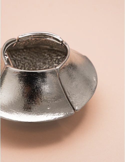 BRACELETE MAXI SILVER TEXTURIZADO - BC2971VO02