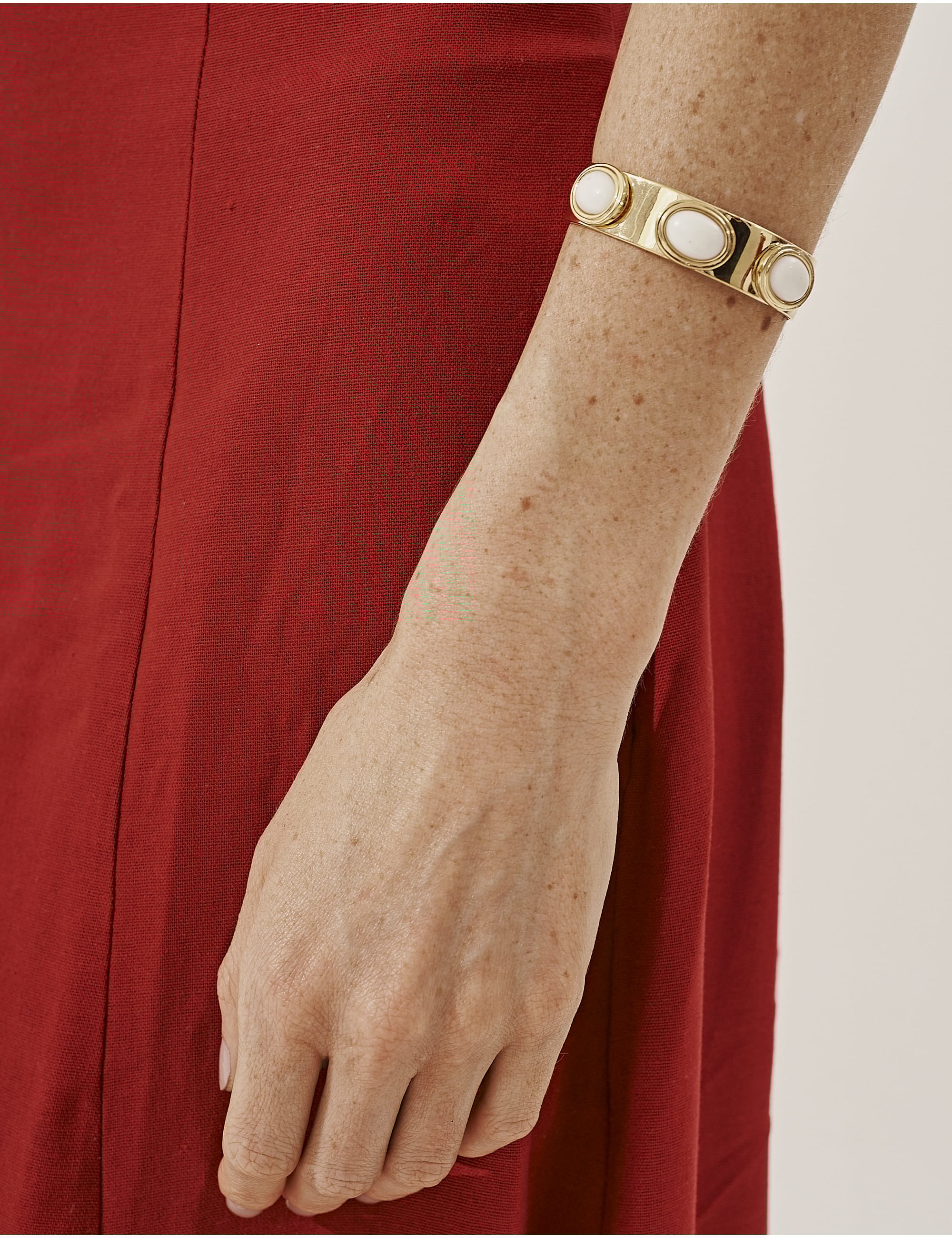 BRACELETE OURO BRANCO - PU29014VO015