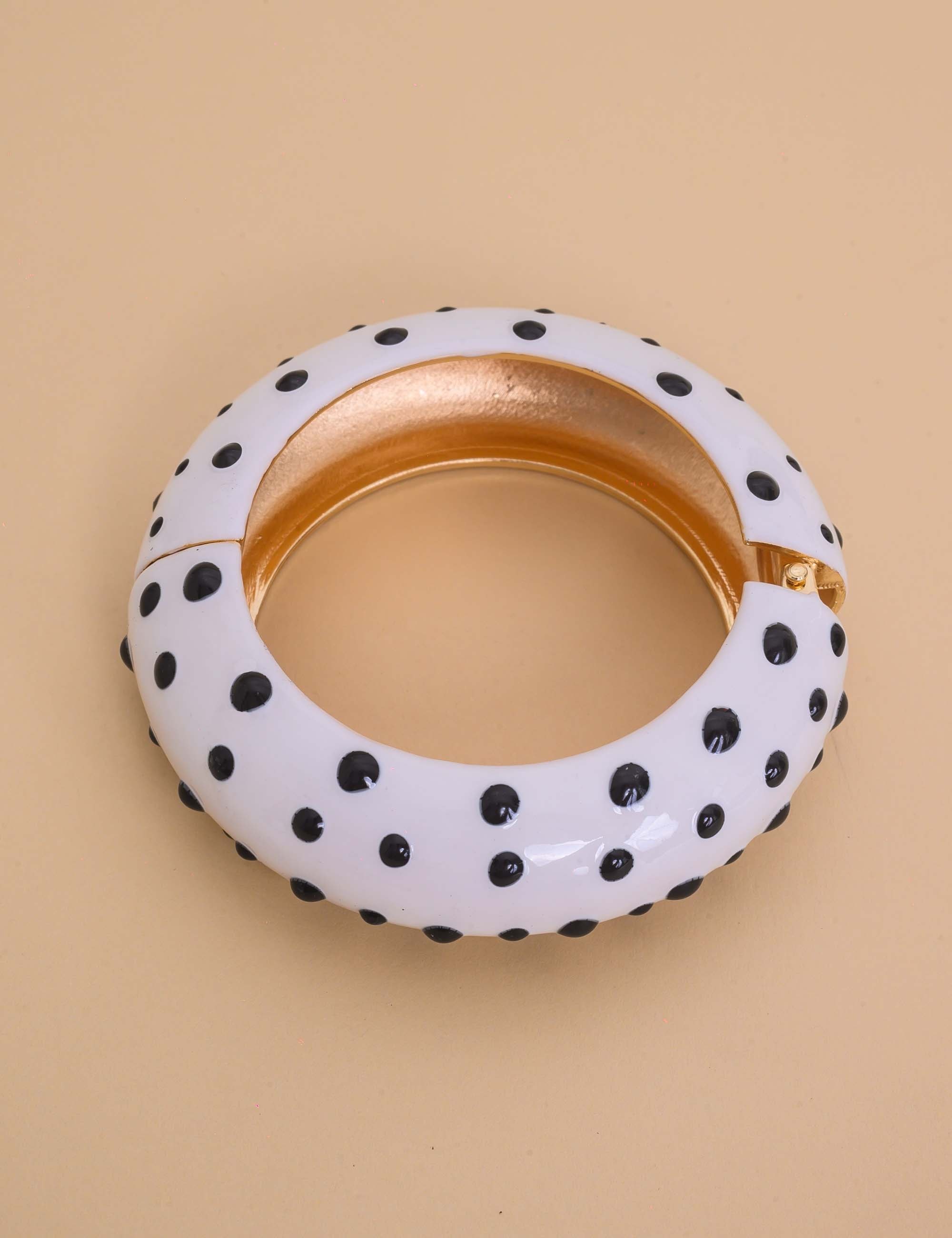 BRACELETE POÁ BRANCO SLIM OURO - BC29075VO152