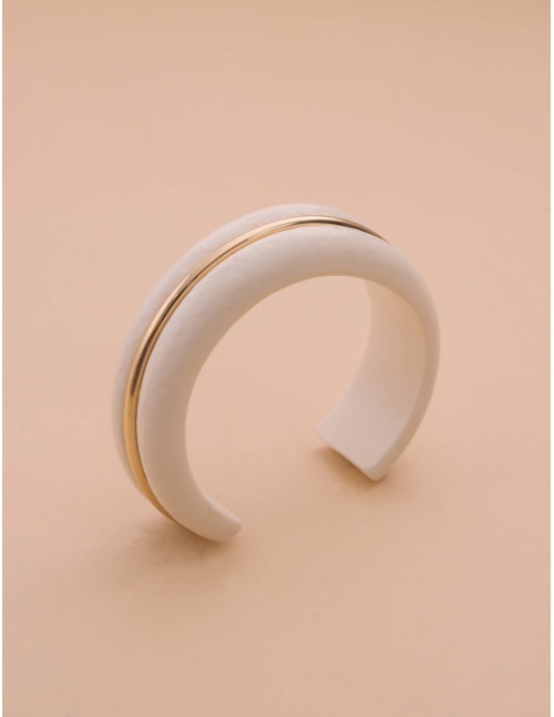 BRACELETE RESINA BRANCO - BC29066VO03