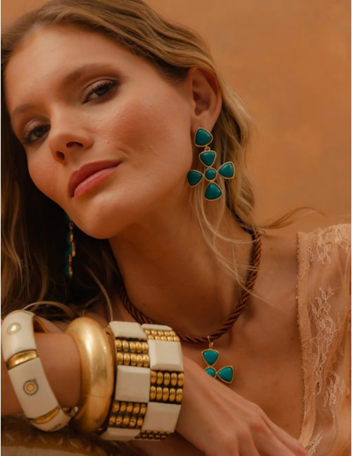 BRACELETE RESINA OFF WHITE - BC29040V001