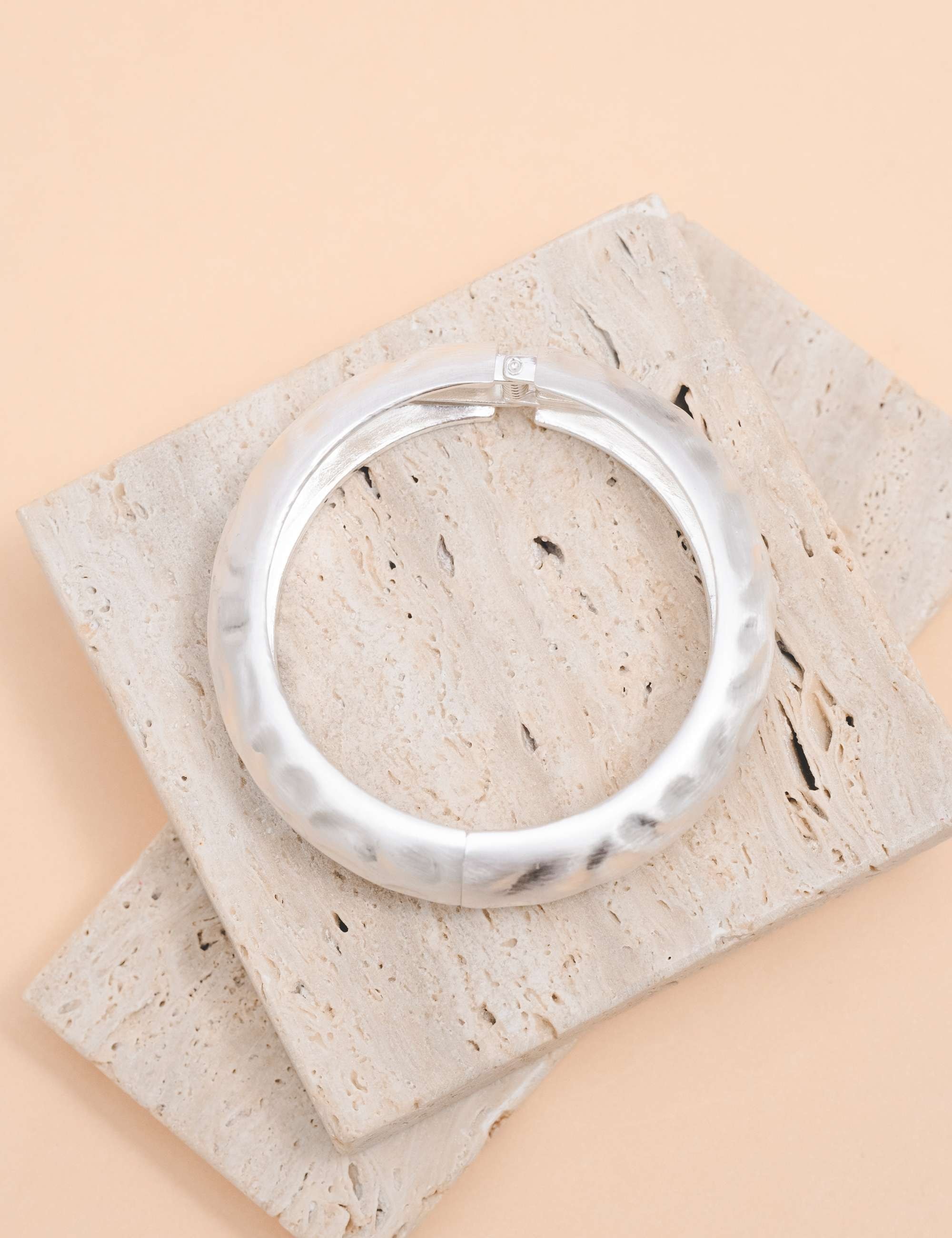 BRACELETE TEXTURIZADO METAL BIANCO FOSCO - BC2234VO01-U