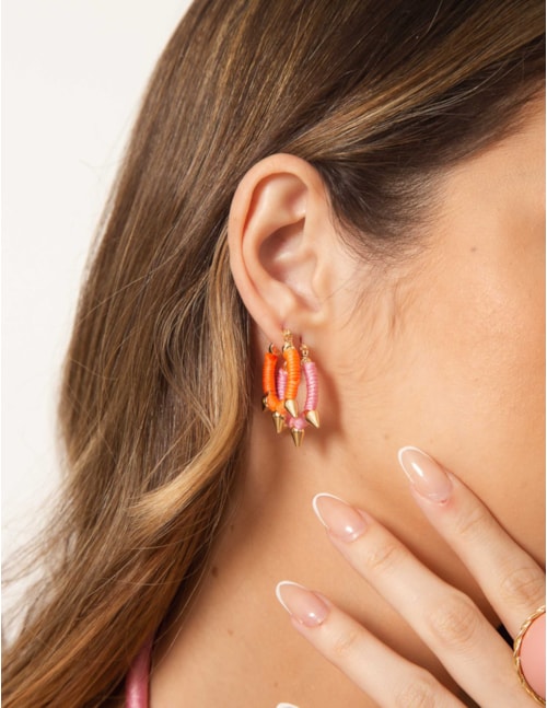 BRINCO ARGOLA LARANJA - BR2170VO07