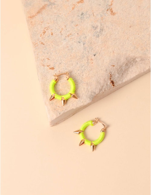 BRINCO ARGOLA VERDE - BR2170VO06