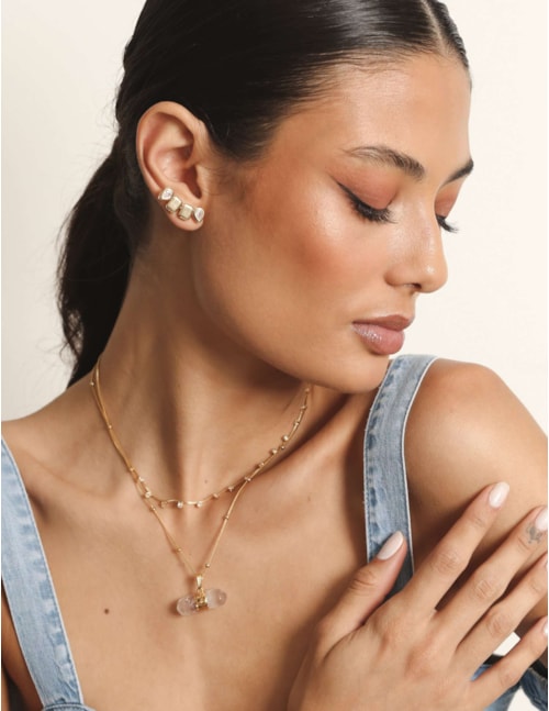 BRINCO CRISTAL OURO