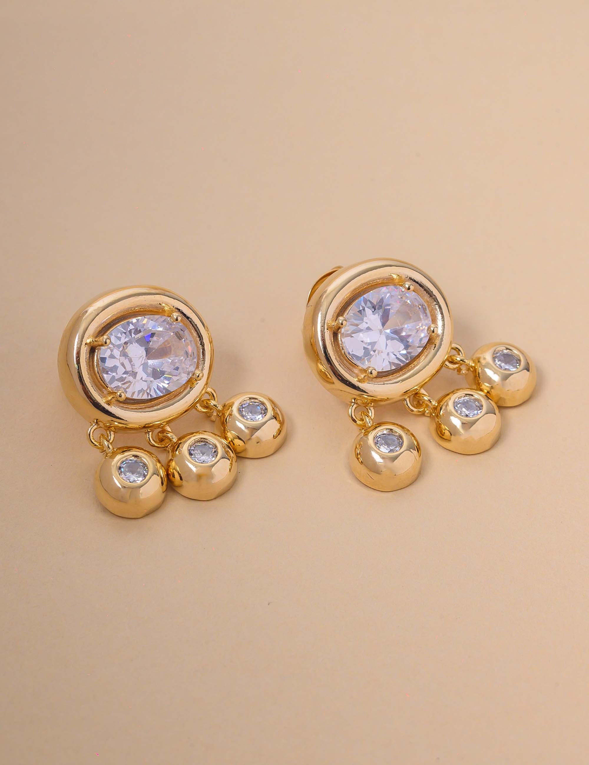BRINCO CRISTAL OVAL OURO - BR29264VO01