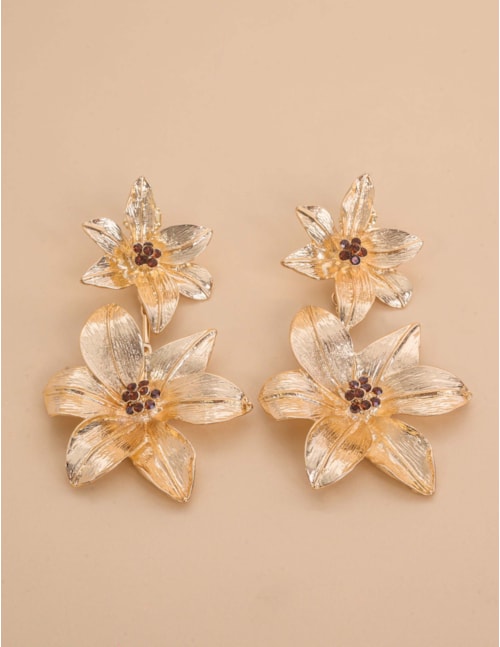 BRINCO DE FLORES OURO - BR29280VO01