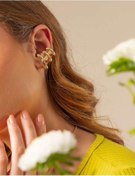 Brinco Earcuff Camila Gold