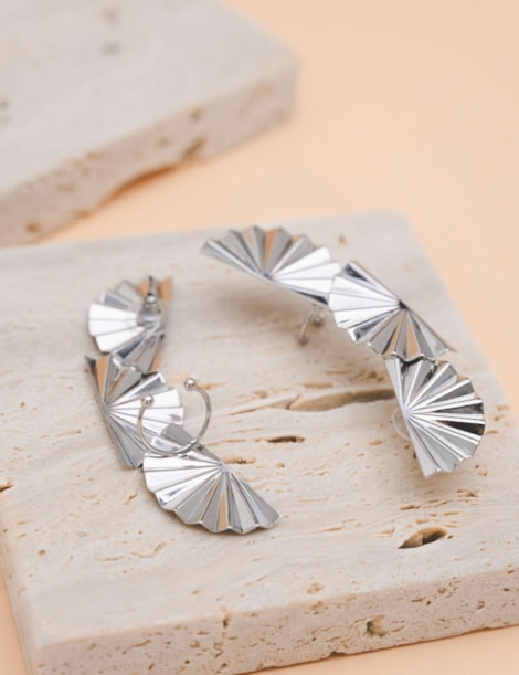 Brinco Earcuff Paola Silver