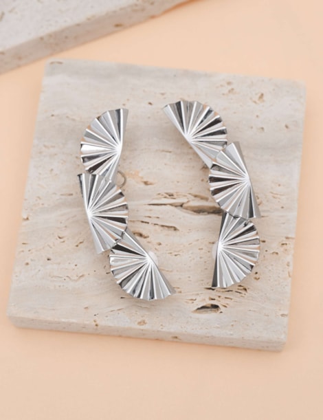 Brinco Earcuff Paola Silver