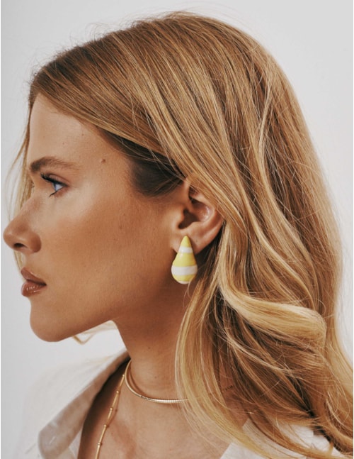 BRINCO ESMALTADO AMARELO P - BR2850VO07