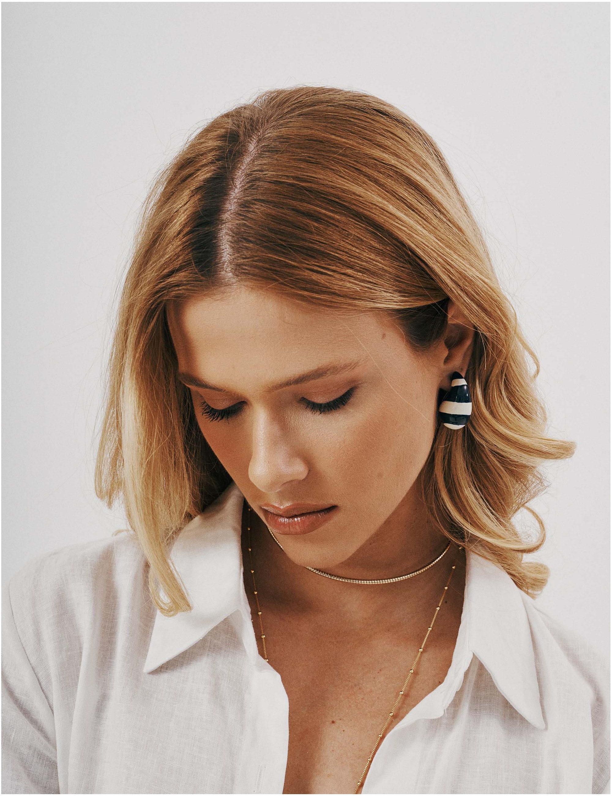 BRINCO ESMALTADO LISTRADO AZUL P- BR2850VO03