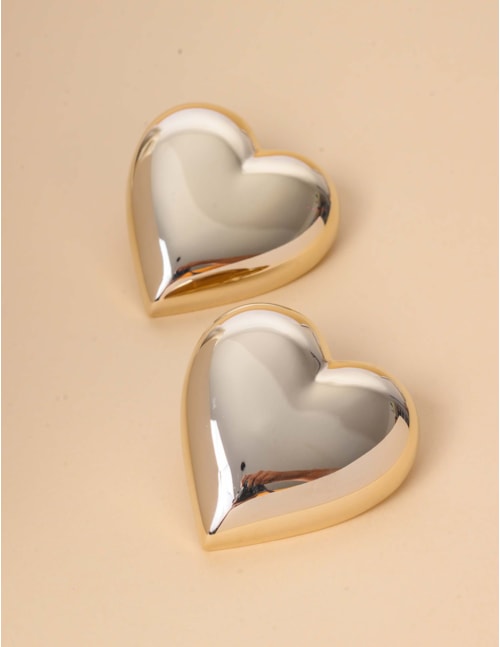 BRINCO METAL OURO CORAÇÃO - BR29219VO01