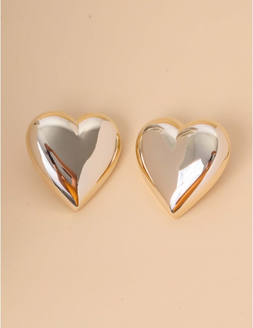 BRINCO METAL OURO CORAÇÃO - BR29219VO01