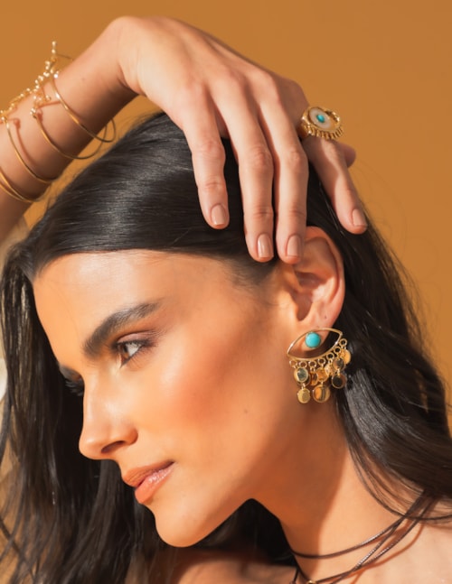 BRINCO OLHO TURQUESA - BR29028VO01