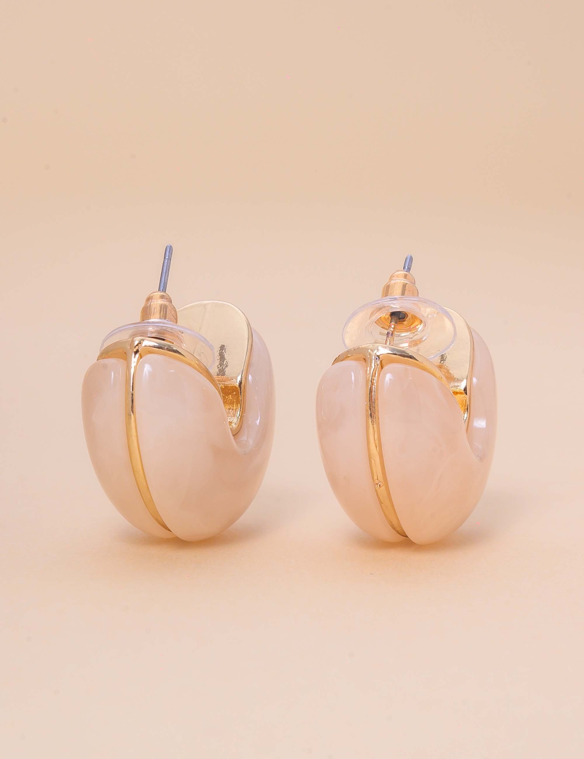 BRINCO OURO RESINA OFF-WHITE - BR29239VO17