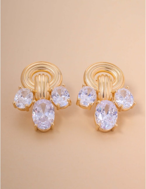 BRINCO TRIO CRISTAL OVAL - BR29263VO01