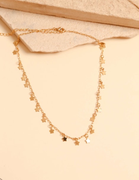 Choker Mini Stars Dourado