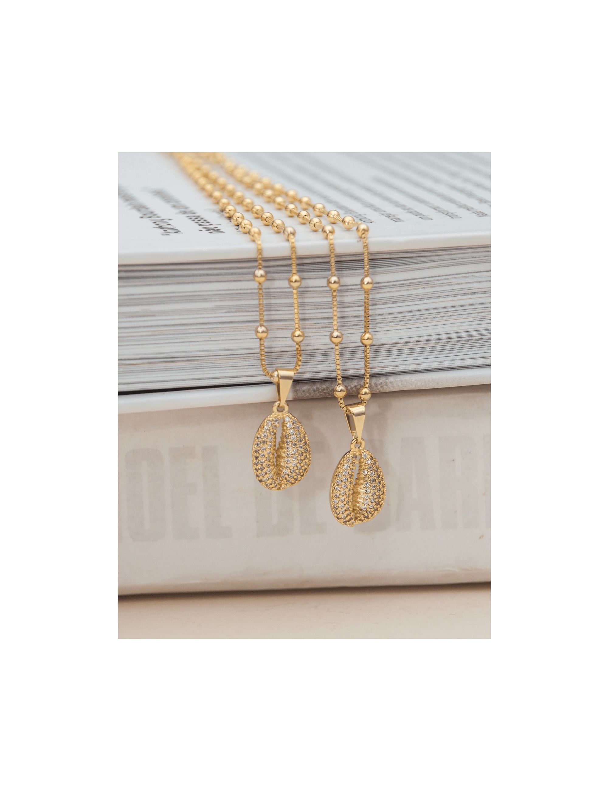 COLAR BÚZIOS CRAVEJADO - CO0140VO01