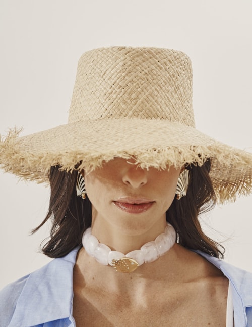 COLAR CHOKER BRANCO PINGENTE PEIXE - CO29380VO15