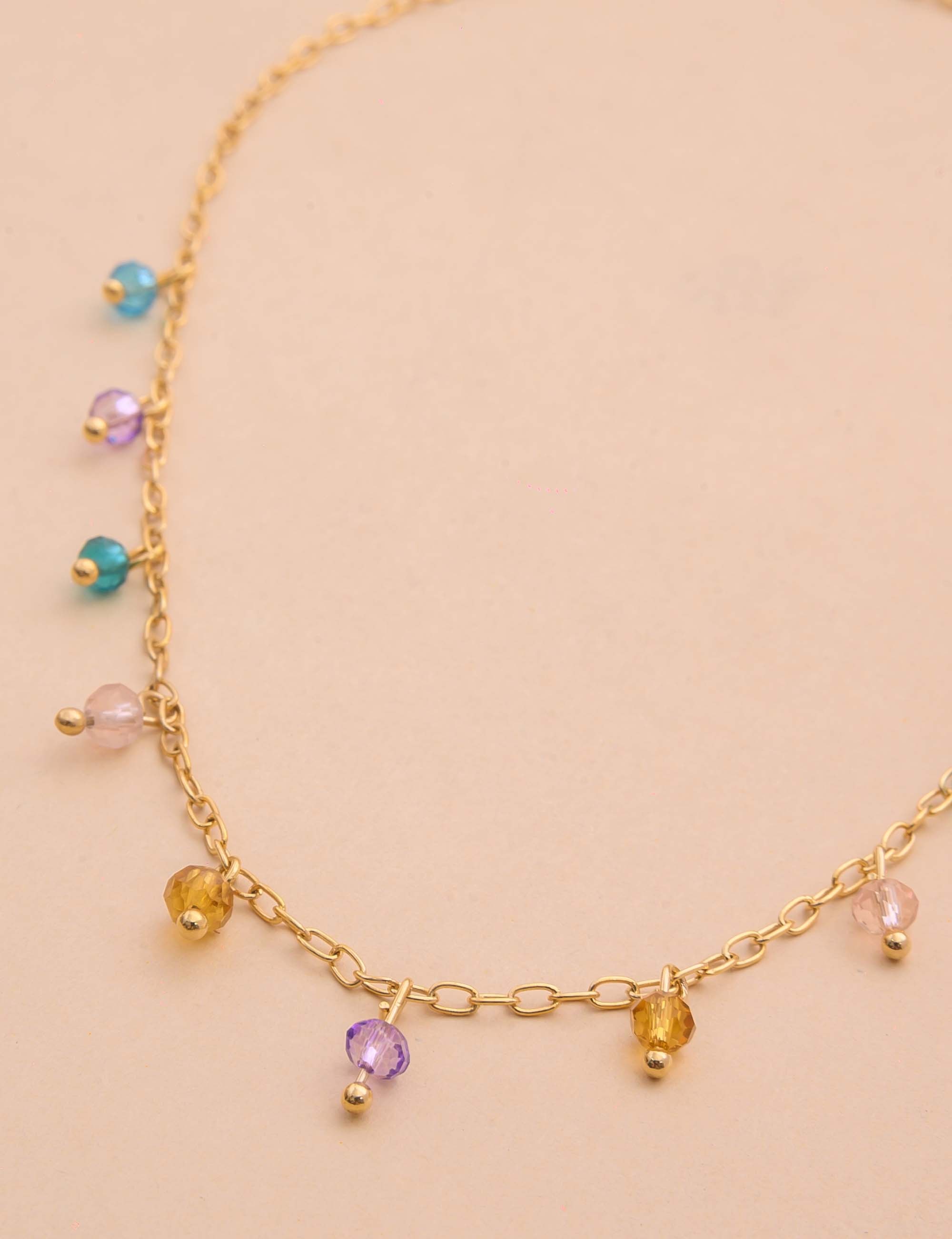 COLAR CHOKER CRISTAIS COLORS - CO0017VO01