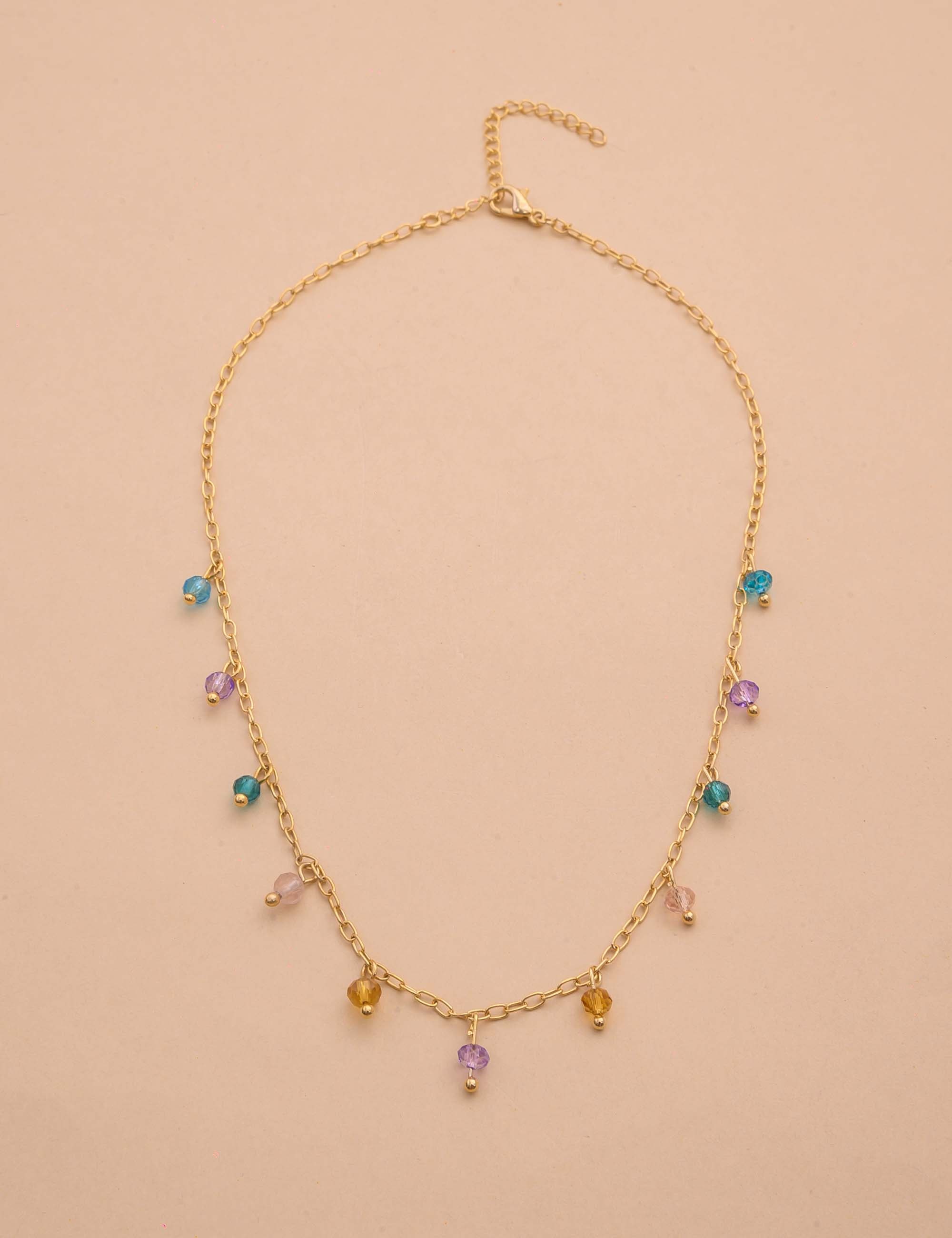 COLAR CHOKER CRISTAIS COLORS - CO0017VO01